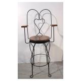 Wrought iron Ice Cream Bar Stool