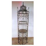 Ornate Iron Wine Rack