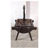 Early Primitive wood manual clothes washer