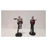 Antique Folk Art Jointed Wooden hand dancers