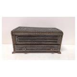 Antique Tramp Art Jewelry Box