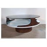 Vintage Mid Century Round Space Age Coffee table
