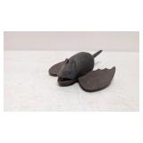 Rare ! vintage hand made folk Art Mouse Spear Lure