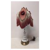 Vintage Cut to Clear Table Lamp