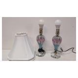 St. Clair paperweight table lamps