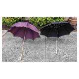 (2) Vintage ladies umbrellas