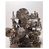 Rare!! Antique large painted Folk Art Whirligig