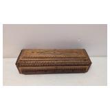 Vintage Tramp Art Lidded Box