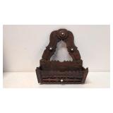 Vintage Tramp Art Wall Comb Box