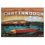 Chattanooga 'The Scenic City' 3D metal sign