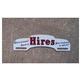 Hires Root Beer Porcelain Tag Topper