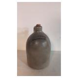 Antique Bullard & Scott Beehive crock jug