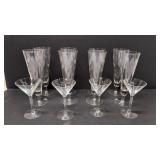 Vintage 12 etched stems