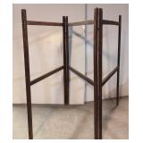 Antique Folding 3 panel quilt rack