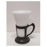 Vintage Cecilware holder &  soda fountain glass