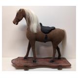 Rare!! Antique large Horse on wheels  - Pull Toy