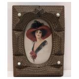 Antique 1912 Tramp Art Framed print by Hare Jr.