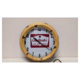 Pulaski Pure Milk Electric clock