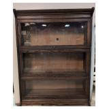 oak 3 Stack Barrister Bookcase