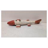 Vintage Folk Art Fish Ice Spearing decoy lure