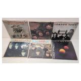 6 Vintage Beatles Record Albums