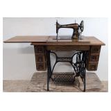 Antique Oak Singer Pedal Sewing machine