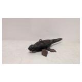 Antique Folk Art Lizard Spear Ice Fishing decoy