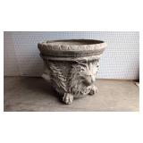 Large Fiberglass liions head planter
