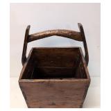 Antique Wooden grain bucket