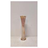 Vintage Carnival Glass Iridescent bud vase