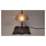 Antique Double Inkwell lamp