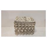 Antique Folk Art Sewing Box