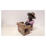 Vintage Folk Art Cigar Roller sculpture