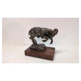 Vintage Wally Shoop Bronze Ram / Big Horn Sheep
