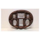 Antique tramp Art 6 photo picture frame