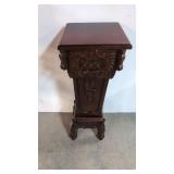 Mahogany Carved Fern Stand