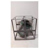 Tilting Peroleum Can in metal frame