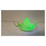 Vintage Green Uranium glass reamer