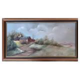 Joyce Yarbrough Oil on canvas 'Country side'