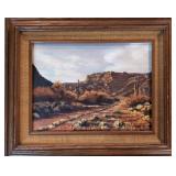 Southwestern painting on Canvas Panel