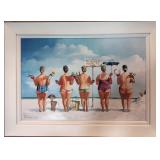 Ronald West Signed painting on wrapped canvas