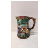 French Majolica Pitcher