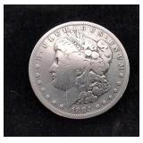 1884 - S Morgan Silver dollar