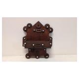 Antique Folk Art Wall Comb Box