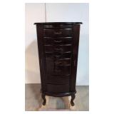 Mahogany Jewelry Cabinet