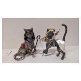 'Athena' & 'Cleo' Devine Feline Collection