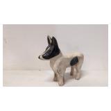Folk Art hand carved dog