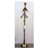 Vintage floor lamp with 1 uranium spacer