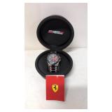 Scuderia Ferrari Mens Chronograph Watch in case