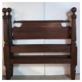 Antique Cherry Rope bed with rails